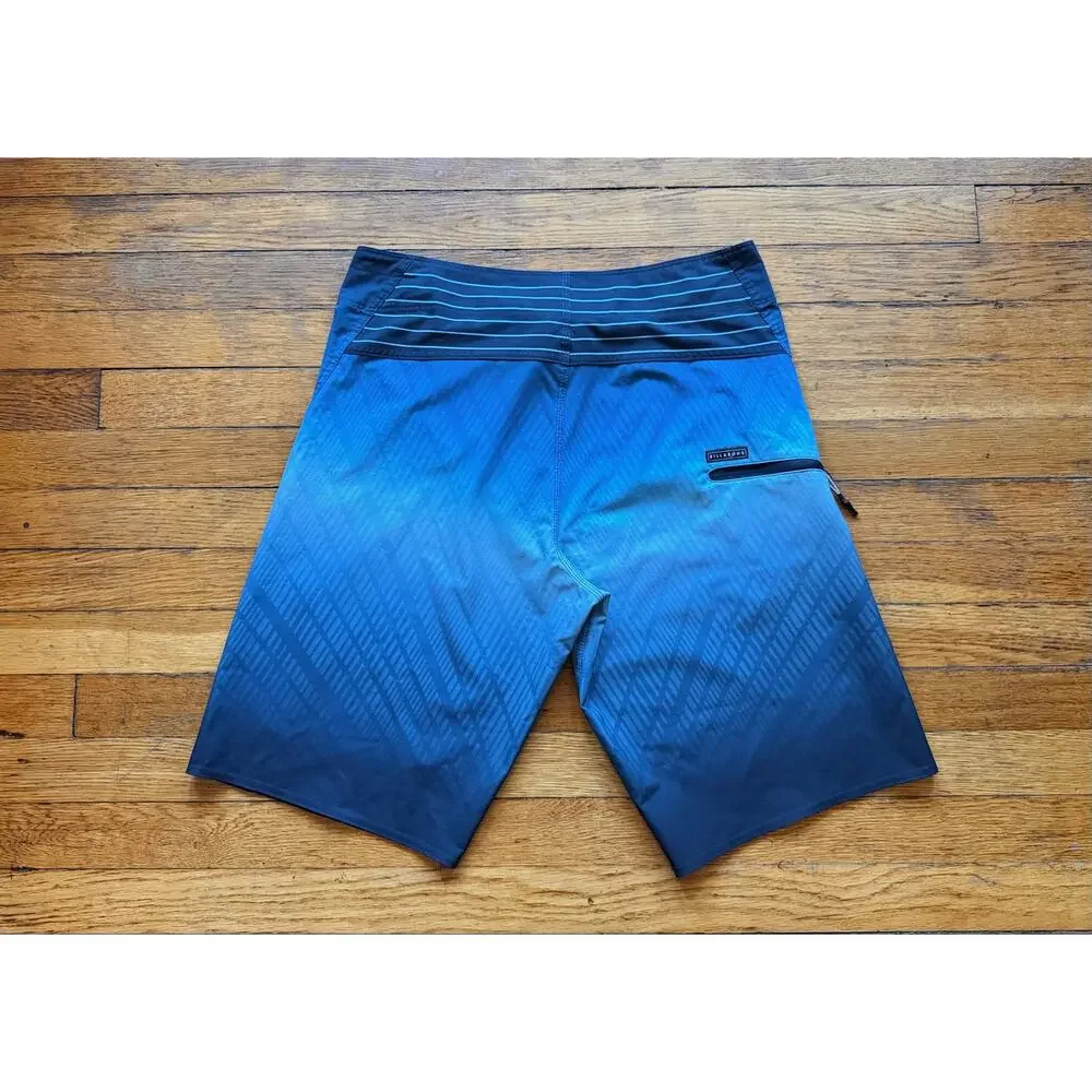 BILLABONG Recycler Fluid Pro Blue Boardshorts Mens sz 30